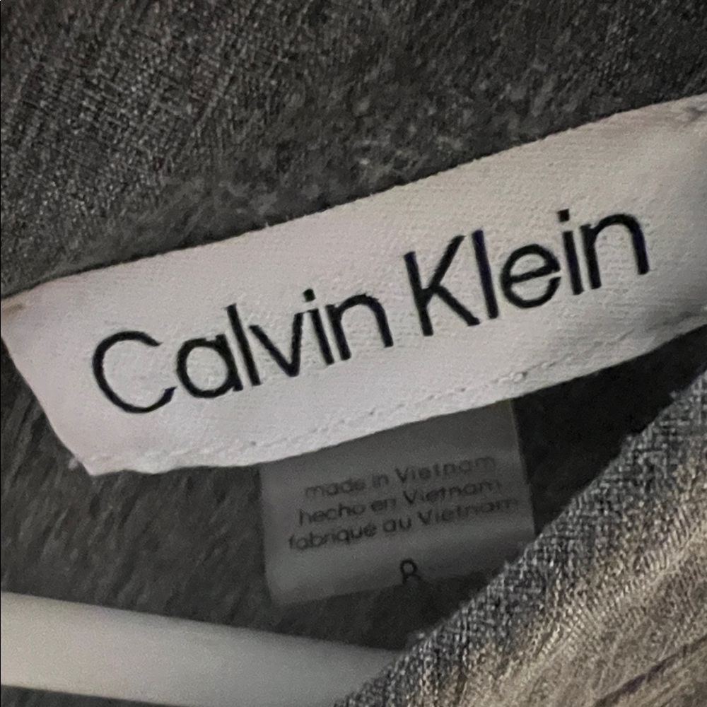Calvin Klein Charcoal Sleeveless Romper - Picture 2 of 3